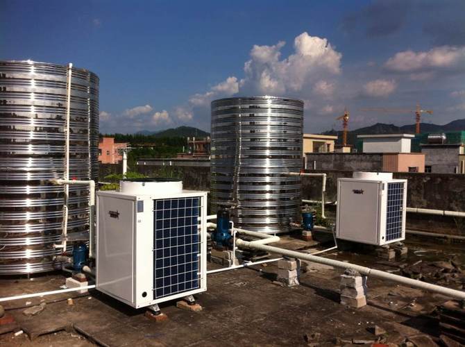 黄江中焱电子科技公司热泵工程投入使用